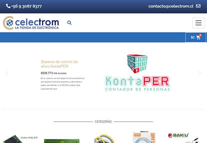 Diseño web Celectrom